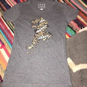 grey graphic tee